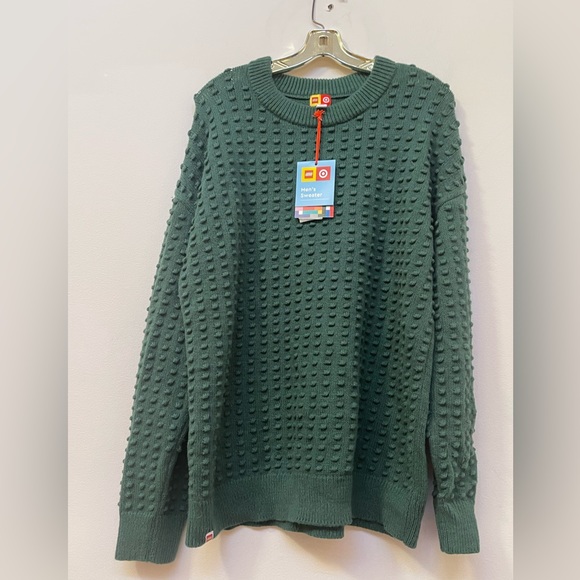 Men's Textured Sweater - LEGO Collection x Target Green - Picture 2 of 7